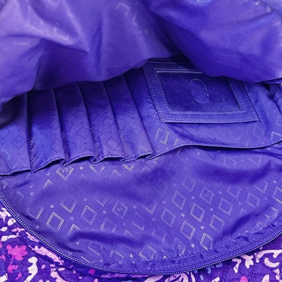 VERA BRADLEY QUILTED BACKPACK, TOTE, WRISTLET, ZIP AROUND WALLET & HAIR SCRUNCHI - Picture 3 of 9